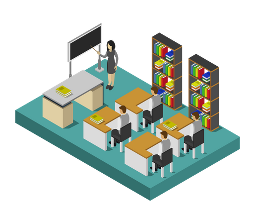 Lecture room  Illustration