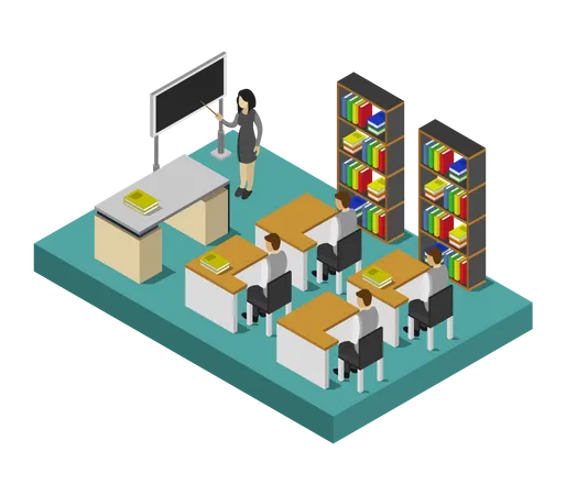 Lecture room  Illustration