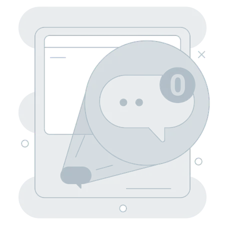 Leerer Kommentar  Illustration