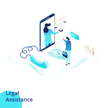 Legal Assistance Illustration