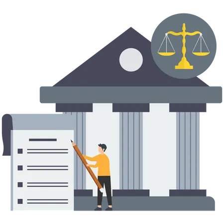 Legal business rights  Illustration