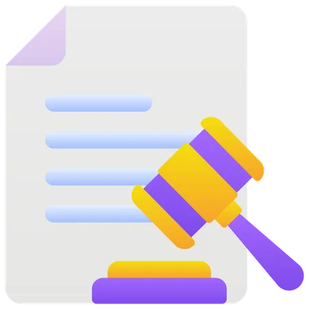 Legal Document  Illustration