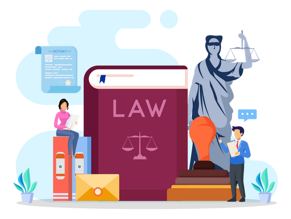 Legal Documentation  Illustration
