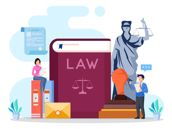 Legal Documentation  Illustration