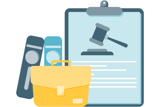 Legal documents  Illustration