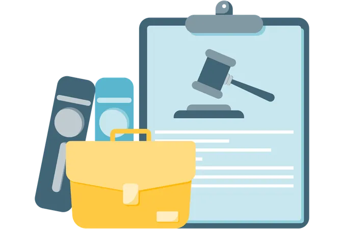 Legal documents  Illustration