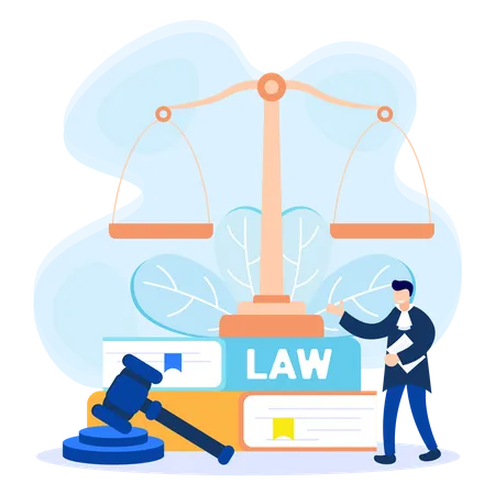 Legal Jurisprudence  Illustration