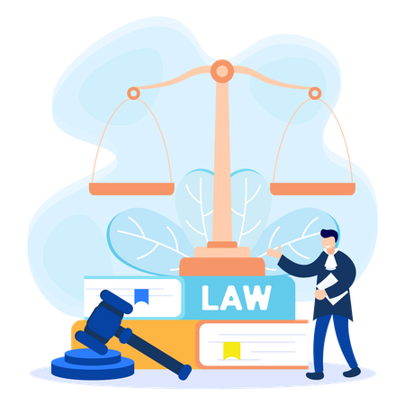 Legal Jurisprudence  Illustration