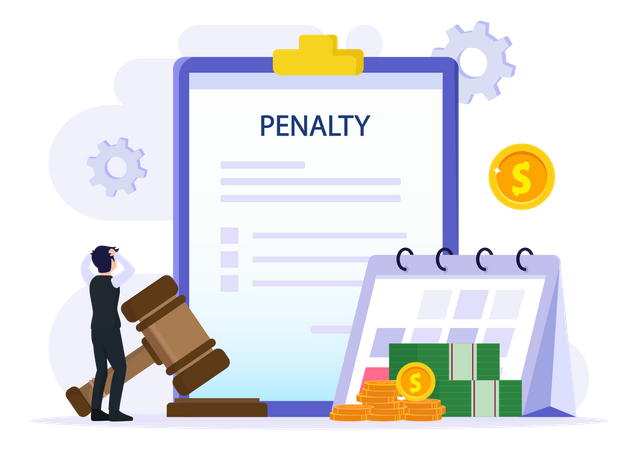 Legal Penalty  Illustration