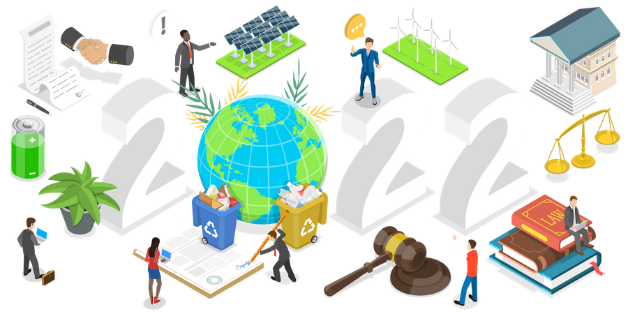 Legislação ambiental de 2022  Ilustração