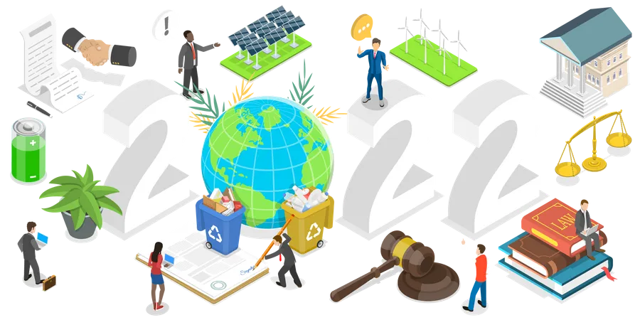 Legislação ambiental de 2022  Ilustração