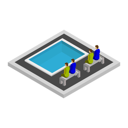 Leisure area  Illustration