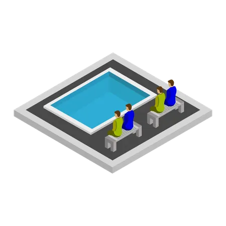 Leisure area  Illustration