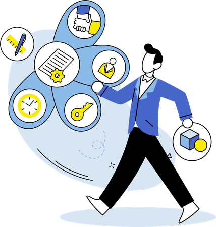 L’élaboration de stratégies de processus d’entreprise nécessite une planification minutieuse  Illustration