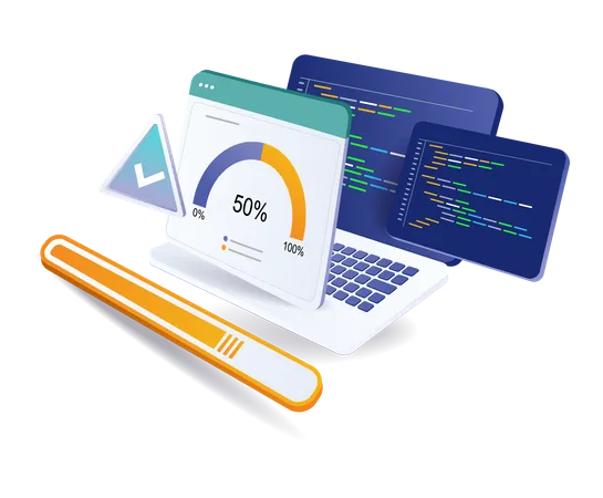 Lenguaje de programación de análisis de diagnóstico actualizado  Ilustración