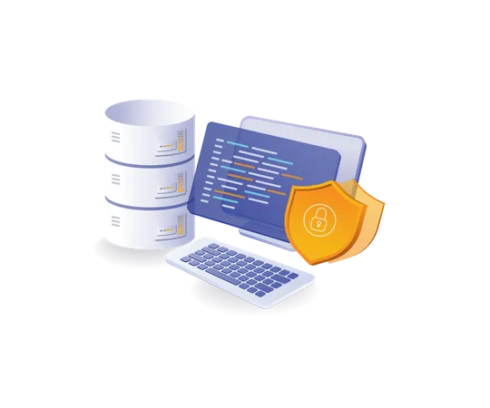 Lenguaje de programación para la seguridad de bases de datos.  Ilustración