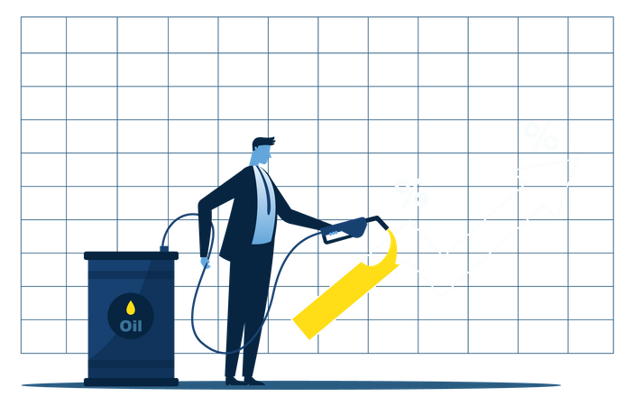 Les hommes d'affaires résolvent les problèmes de capital commercial des entreprises  Illustration