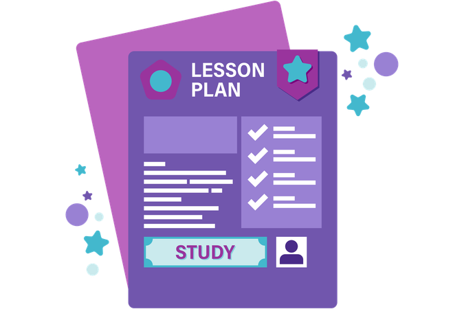 Lesson plan  Illustration