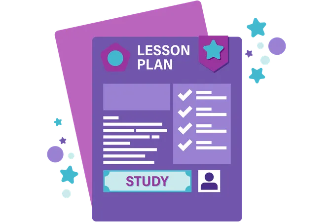 Lesson plan  Illustration