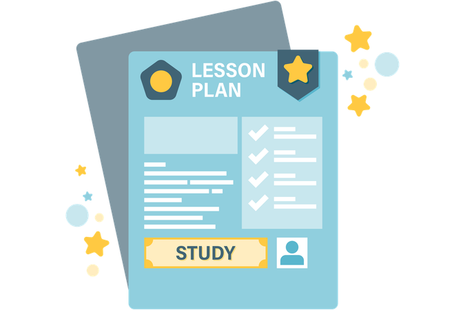Lesson plan  Illustration