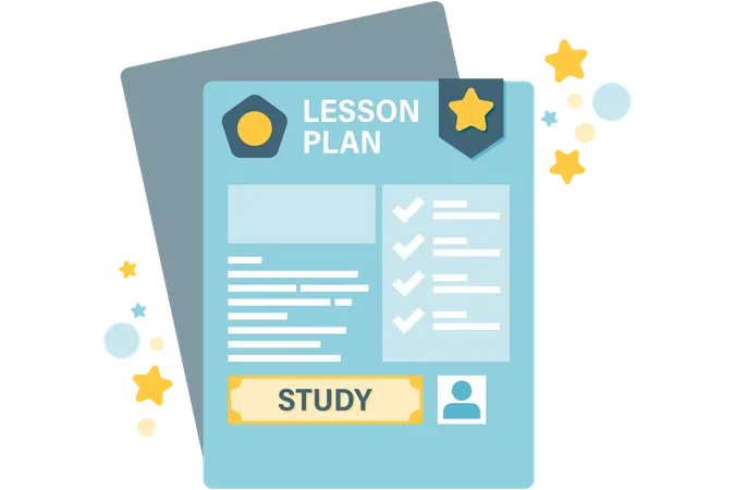 Lesson plan  Illustration