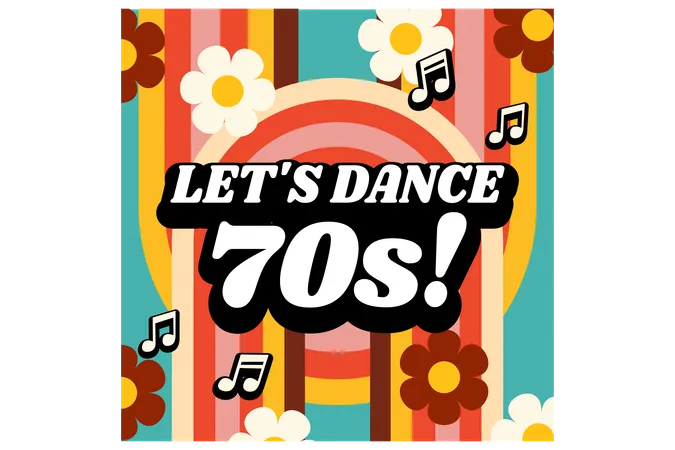 Let's Dance 70's  Illustration