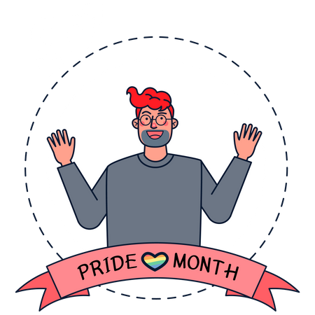 LGBT Pride Month  Illustration