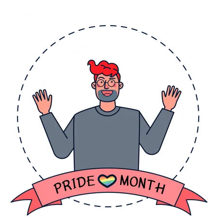 LGBT Pride Month Illustration