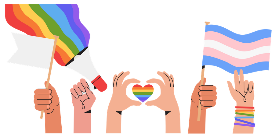 LGBT Protest Illustration