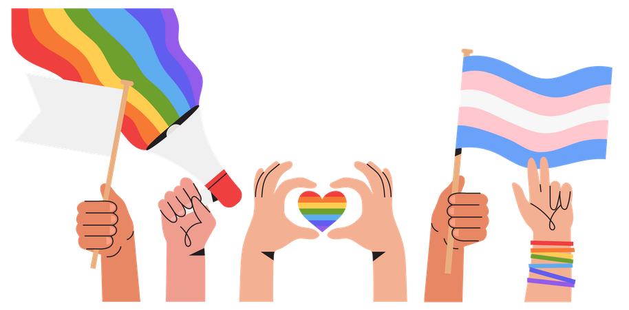 LGBT Protest  Illustration