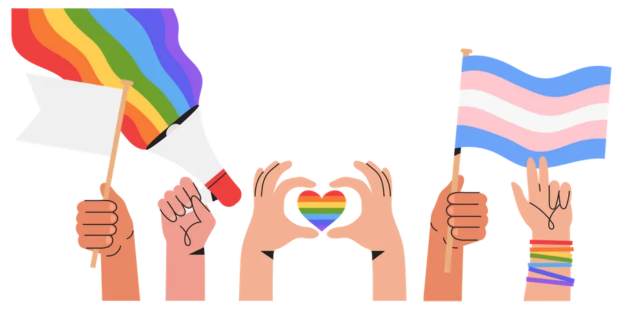 LGBT Protest  Illustration