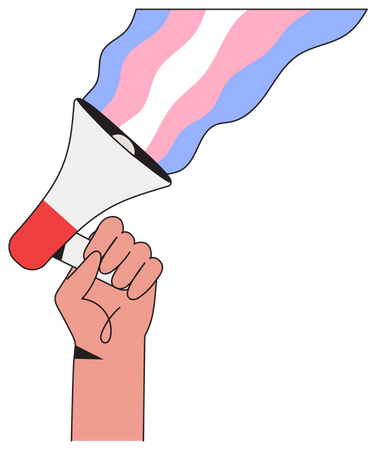 LGBT rights protest Illustration
