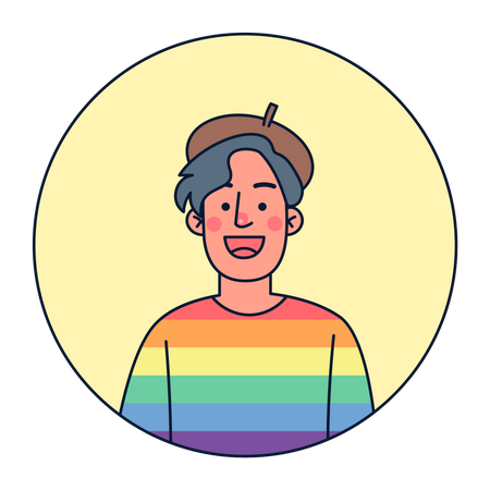 LGBTQ artist Illustration