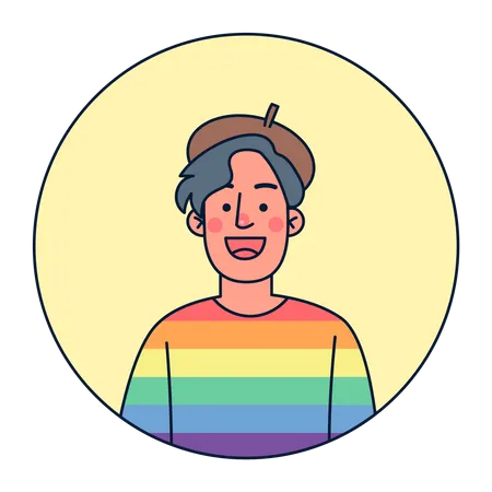 LGBTQ artist Illustration