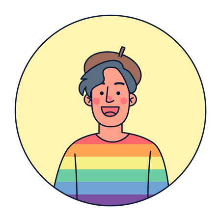 LGBTQ artist  Illustration