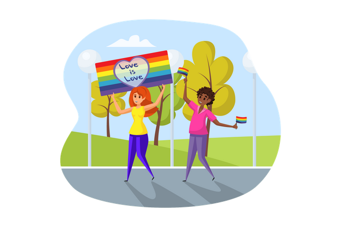 LGBTQ Community  Illustration