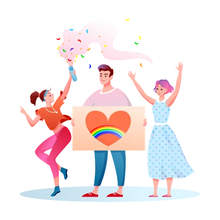 LGBTQ Community  Illustration