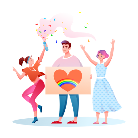 LGBTQ Community  Illustration