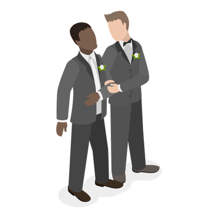 LGBTQ Marriage  Illustration