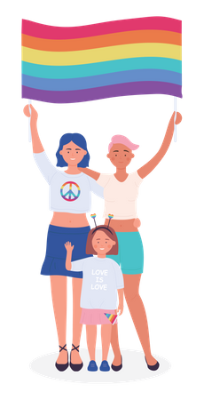 Lgbtq Parenting  Illustration