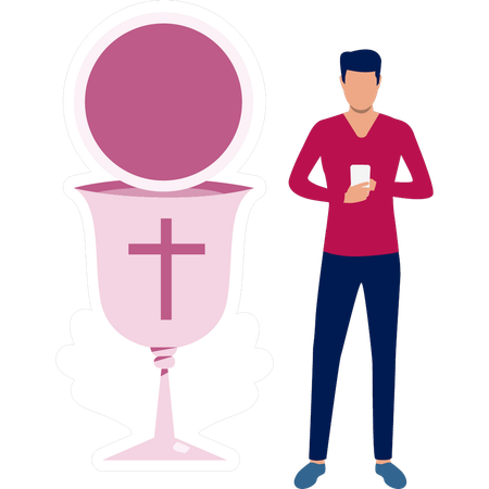 L'homme célèbre Noël  Illustration