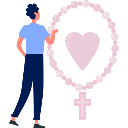 L'homme parle de bénédiction  Illustration