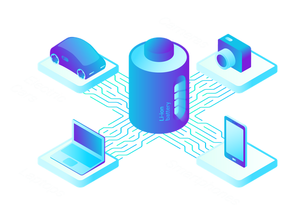 Li-ion Battery  Illustration