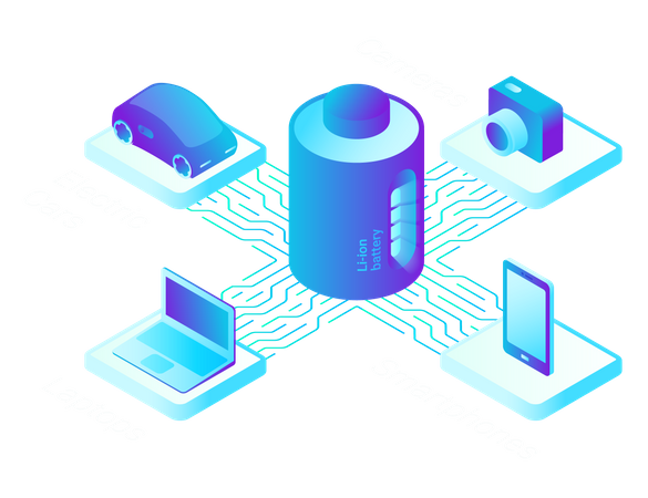 Li-ion Battery Illustration