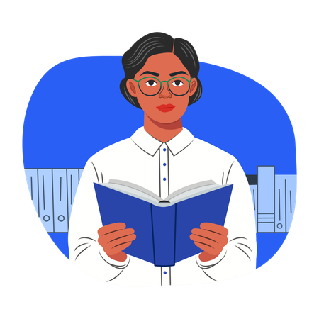 Librarian  Illustration