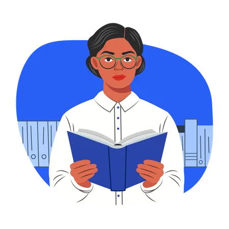 Librarian  Illustration