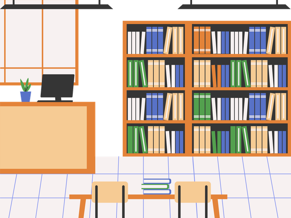 Library  Illustration