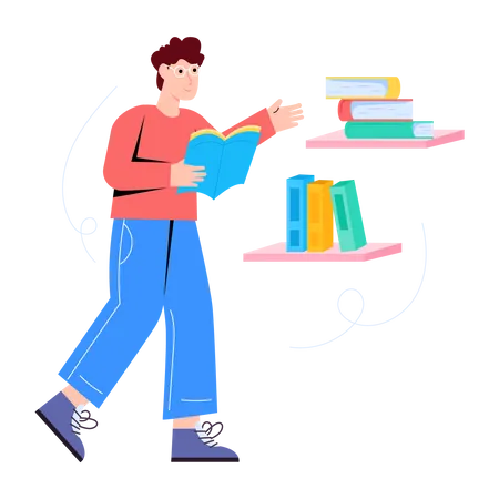 Library  Illustration