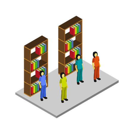 Library room  Illustration