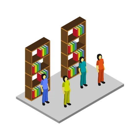 Library room  Illustration